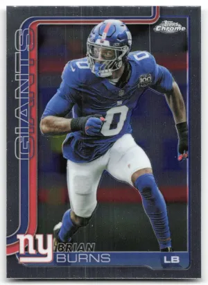 Brian Burns 2025 Topps Chrome New York Giants