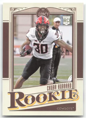Chuba Hubbard Rookie 2021 Panini Legacy Oklahoma State Cowboys