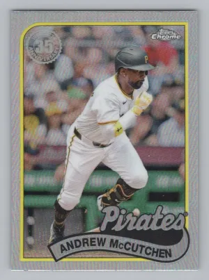 Andrew McCutchen 2024 Topps Chrome Update 1989 Topps Baseball 35th Anniversary