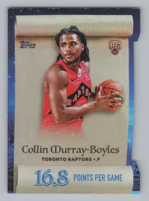 Collin Murray-Boyles RC 2025-26 Topps Holiday Making The Nice List Raptors