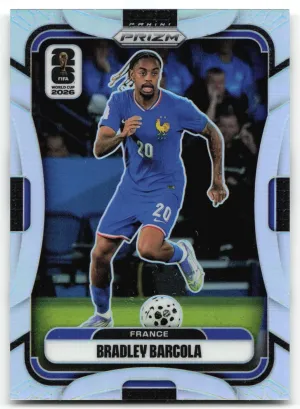 Bradley Barcola 2026 Panini Prizm FIFA World Cup Silver Prizm France
