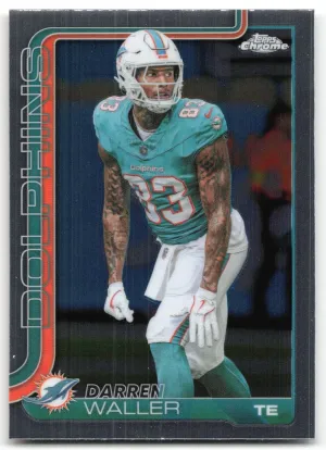 Darren Waller 2025 Topps Chrome Miami Dolphins