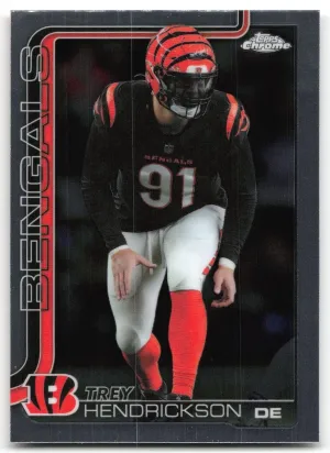 Trey Hendrickson 2025 Topps Chrome Cincinnati Bengals