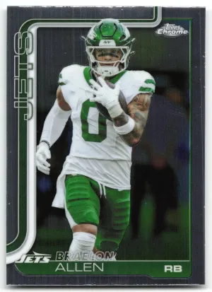 Braelon Allen 2025 Topps Chrome New York Jets