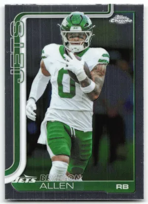 Braelon Allen 2025 Topps Chrome New York Jets