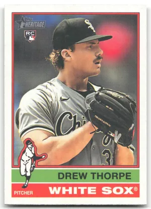 Drew Thorpe Rookie 2025 Topps Heritage Chicago White Sox