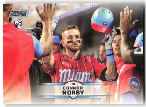 Connor Norby Rookie 2025 Stadium Club Miami Marlins
