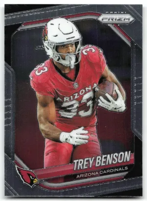 Trey Benson 2025 Panini Prizm Arizona Cardinals