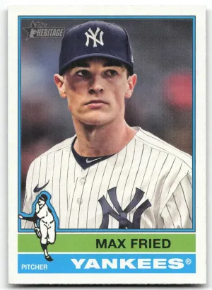 Max Fried 2025 Topps Heritage New York Yankees