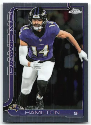 Kyle Hamilton 2025 Topps Chrome Baltimore Ravens