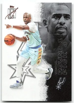 Chris Paul 2025-26 Topps Signature Class San Antonio Spurs