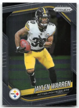 Jaylen Warren 2025 Panini Prizm Pittsburgh Steelers