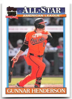 Gunnar Henderson 2026 Topps 1991 35th Anniversary All-Stars Baltimore Orioles