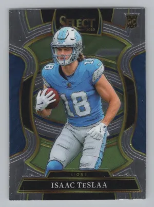Isaac TeSlaa 2025 Panini Select Detroit Lions