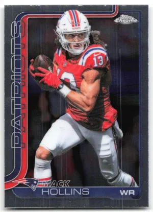 Mack Hollins 2025 Topps Chrome New England Patriots