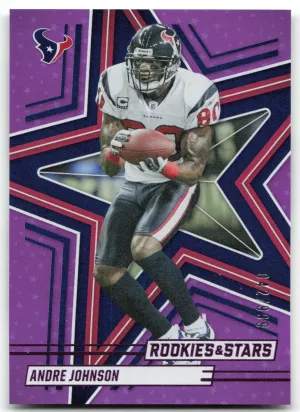 Andre Johnson 2025 Panini Rookies & Stars Purple #/999 Houston Texans