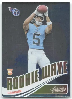 Elic Ayomanor Rookie 2025 Panini Absolute Rookie Wave Tennessee Titans