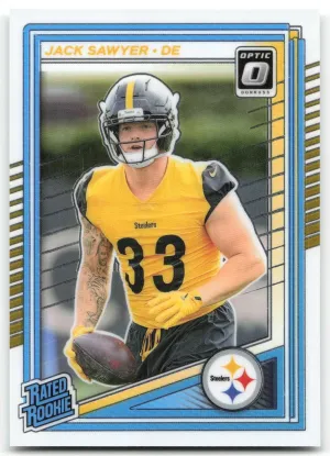 Jack Sawyer Rookie 2025 Donruss Optic Pittsburgh Steelers