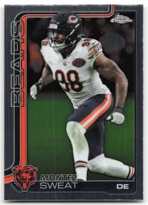 Montez Sweat 2025 Topps Chrome Chicago Bears