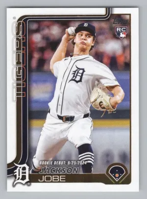 Jackson Jobe 2025 Topps Update Detroit Tigers