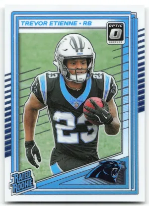 Trevor Etienne Rookie 2025 Donruss Optic Carolina Panthers