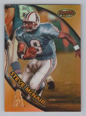 Steve McNair 1997 Bowman's Best Refractors Tennessee Oilers