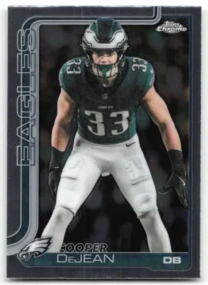 Cooper DeJean 2025 Topps Chrome Philadelphia Eagles