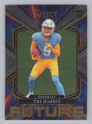 Tre Harris Rookie 2025 Panini Select Select Future Los Angeles Chargers