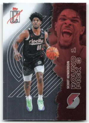 Scoot Henderson 2025-26 Topps Signature Class Chrome Portland Trail Blazers