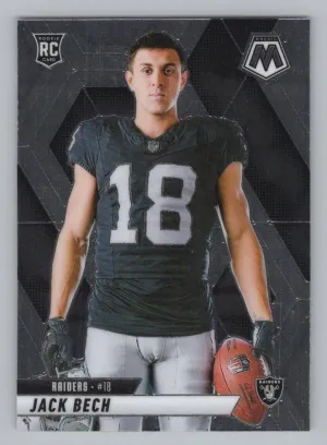 Jack Bech Rookie 2025 Panini Mosaic Las Vegas Raiders