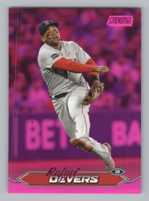 Rafael Devers 2024 Stadium Club Pink Foil Boston Red Sox