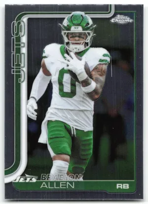 Braelon Allen 2025 Topps Chrome New York Jets