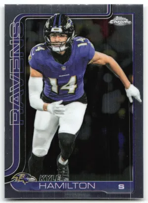 Kyle Hamilton 2025 Topps Chrome Baltimore Ravens