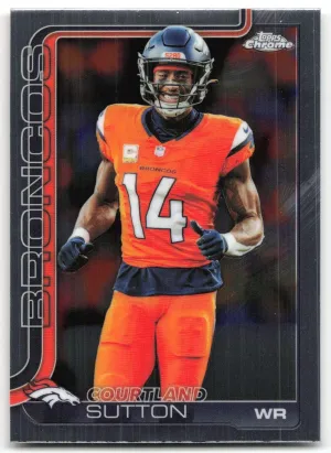 Courtland Sutton 2025 Topps Chrome Denver Broncos