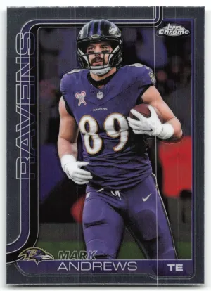 Mark Andrews 2025 Topps Chrome Baltimore Ravens