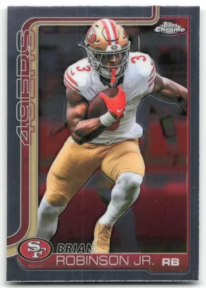 Brian Robinson Jr. 2025 Topps Chrome San Francisco 49ers