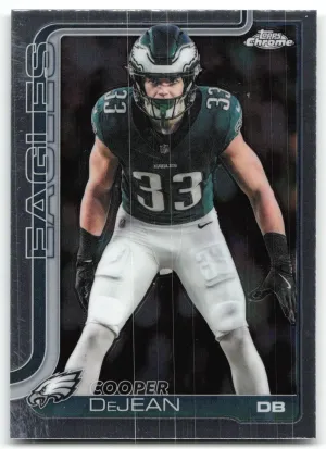 Cooper DeJean 2025 Topps Chrome Philadelphia Eagles