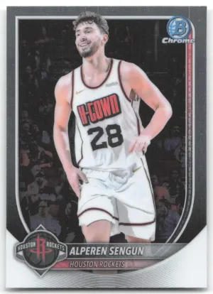 Alperen Sengun 2025-26 Bowman Chrome Houston Rockets