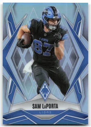 Sam LaPorta 2025 Panini Phoenix Silver Prizm Detroit Lions