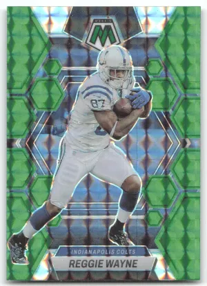 Reggie Wayne 2023 Panini Mosaic Green Mosaic Indianapolis Colts
