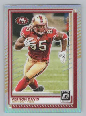 Vernon Davis 2025 Donruss Optic Holo San Francisco 49ers