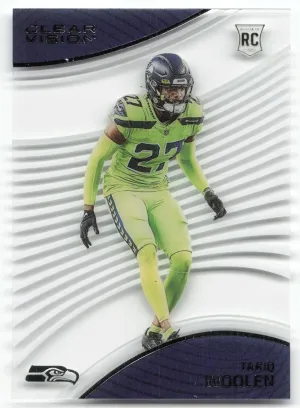 Tariq Woolen Rookie 2022 Panini Chronicles Clear Vision Rookies Seattle Seahawks