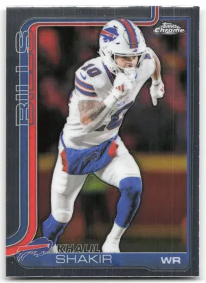 Khalil Shakir 2025 Topps Chrome Buffalo Bills