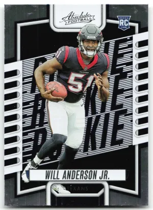 Will Anderson Jr. RC 2023 Panini Absolute Retail Texans