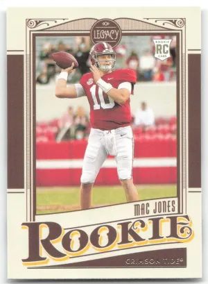 Mac Jones Rookie 2021 Panini Legacy Alabama Crimson Tide