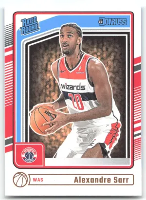Alexandre Sarr Rookie 2024-25 Donruss Washington Wizards