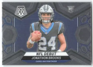 Jonathon Brooks Rookie 2024 Panini Mosaic Carolina Panthers