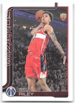 Will Riley RC 2025-26 Topps Wizards