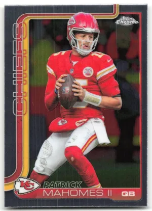 Patrick Mahomes II 2025 Topps Chrome Kansas City Chiefs