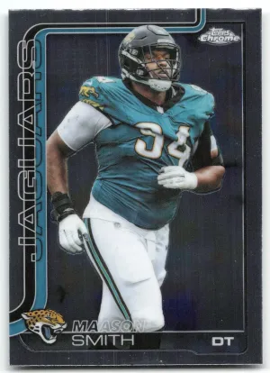 Maason Smith 2025 Topps Chrome Jacksonville Jaguars